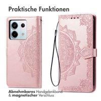imoshion Mandala Klapphülle Xiaomi Redmi Note 13 Pro (5G) / Poco X6 - Rosé gold