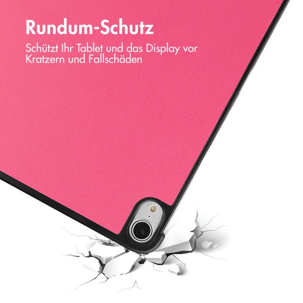 imoshion Design Trifold Klapphülle iPad Air 11 Zoll (2025) M3 / (2024) M2 / Air 5 (2022) / Air 4 (2020) - Dusty Rose