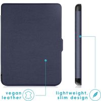 imoshion Slim Hard Case Klapphülle Kobo Clara 2E / Tolino Shine 4 - Dunkelblau