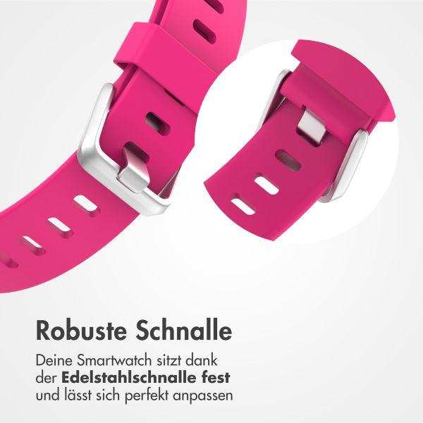 imoshion Silikonband für das  Fitbit Versa / Versa 2 / Versa Lite - Größe S - Rosa