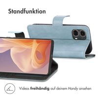 imoshion Luxuriöse Klapphülle Motorola Moto G85 - Hellblau