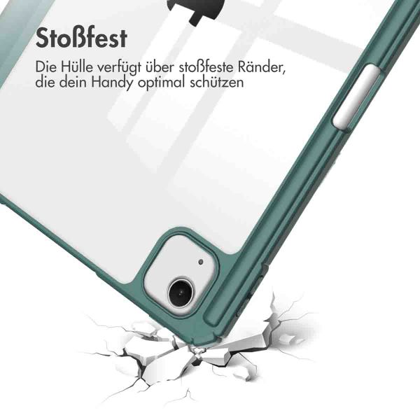 imoshion Trifold Hardcase Klapphülle Apple iPad Air 13 Zoll (2025) M3 / (2024) M2 - Grün