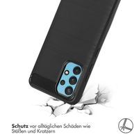 imoshion Brushed Back Cover für das Samsung Galaxy A32 (4G) - Schwarz