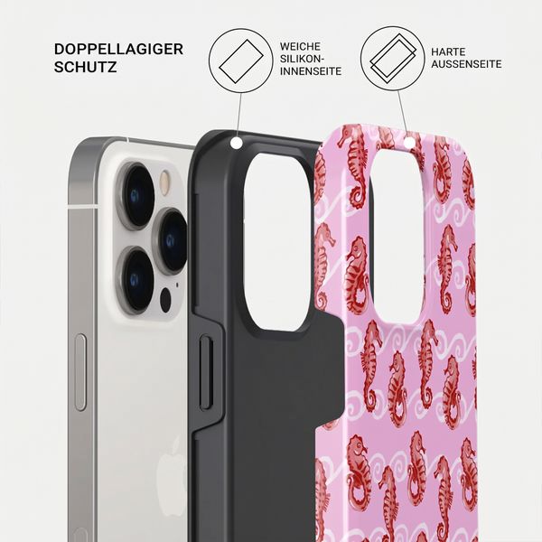 Burga Tough Back Cover MagSafe Apple iPhone 15 Pro - Coral Reef