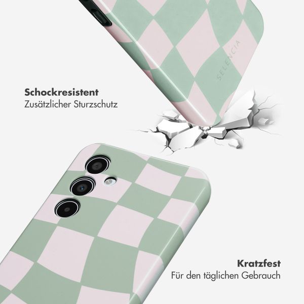 Selencia Vivid Back Cover Samsung Galaxy A35 - Groovy Sage Green
