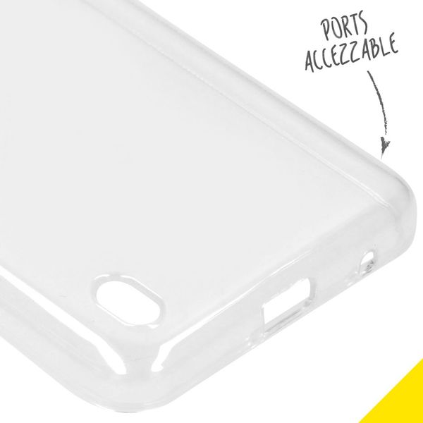 Accezz TPU Clear Cover Transparent Motorola Moto G8 Power Lite