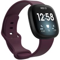 imoshion Silikonband für das  Fitbit Versa 4/ 3 / Sense (2) - Dunkelrot