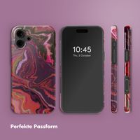 Selencia Vivid Rückabdeckung mit MagSafe Apple iPhone 16 - Marble Purple