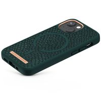 Njorð Collections Salmon Leather MagSafe Case für das iPhone 13 Mini - Dark Green