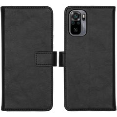 imoshion Luxuriöse Klapphülle Xiaomi Redmi Note 10 (4G) / Note 10S - Schwarz