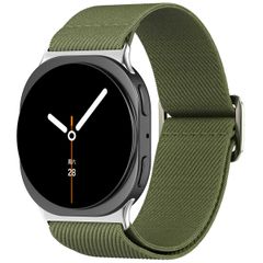 imoshion Elastisches Nylonarmband für das Samsung Galaxy Watch 8 (Classic) - 40 / 44 / 46mm - Grün