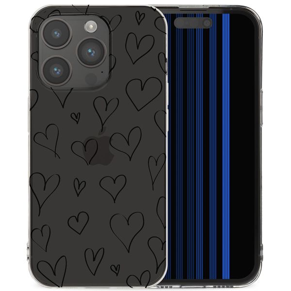imoshion Design Hülle Apple iPhone 15 Pro - Hearts
