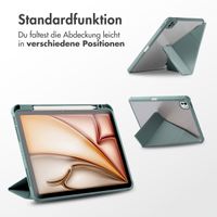 imoshion Origami Klapphülle iPad Pro 13 (2024) M4 - Dunkelgrün