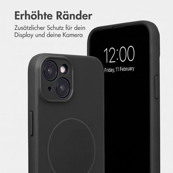 Accezz Grip Backcover mit MagSafe Apple iPhone 14 - Schwarz
