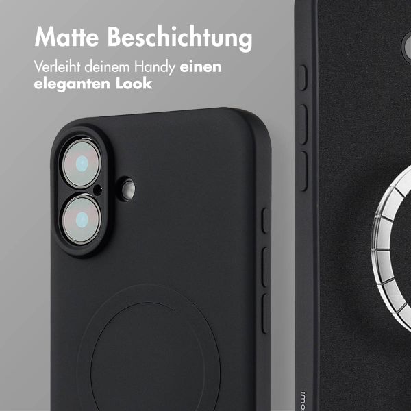 imoshion Color Back Cover mit MagSafe für das iPhone 16 Plus - Schwarz