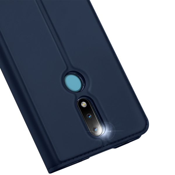 Dux Ducis Slim TPU Klapphülle für das Nokia 2.4 - Dunkelblau