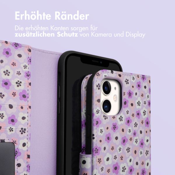 imoshion ﻿Design Klapphülle für das iPhone 11 - Purple Flowers