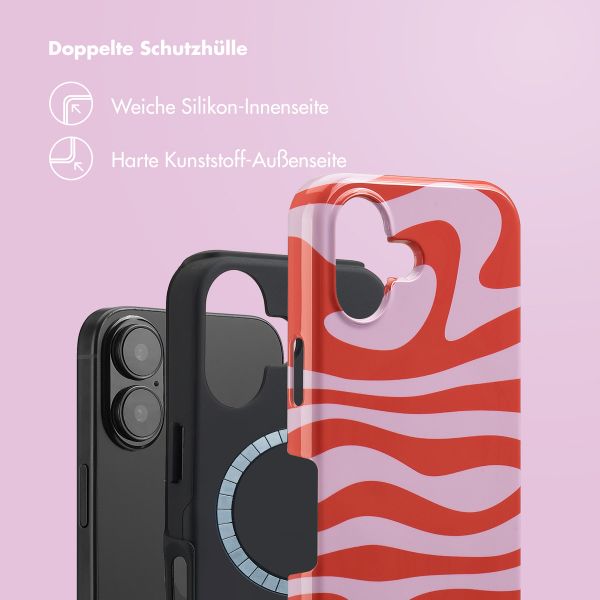 Selencia Vivid Rückabdeckung mit MagSafe iPhone 16 - Dream Swirl Pink