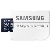 Samsung PRO Ultimate microSD - 256GB - Inklusive SD-Adapter - UHS-I/U3/Full HD/4K UHD