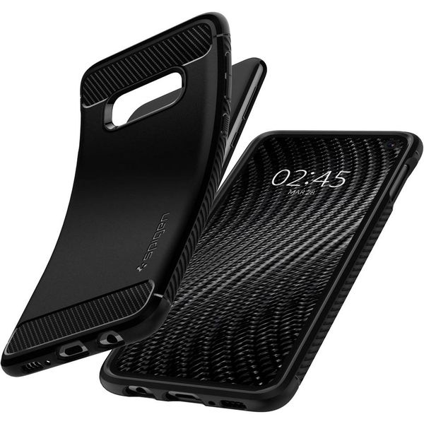 Spigen Rugged Armor Case Schwarz für das Samsung Galaxy S10e