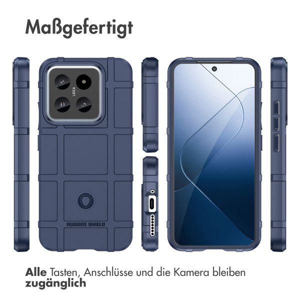 imoshion Rugged Shield Backcover Xiaomi 14 - Dunkelblau