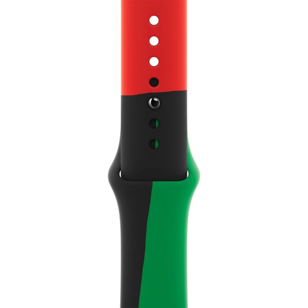 Apple Sport Armband für das  Apple Watch Series 1 t/m 11 / SE / Ultra (44/45/46/49 mm) - Größe M/L - Black Unity