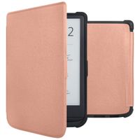 imoshion Slim Soft Case Klapphülle Pocketbook Touch Lux 5 / HD 3 / Basic Lux 4 / Vivlio Lux 5 - Rosé gold