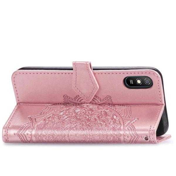 Mandala Klapphülle Xiaomi Redmi 9A - Roségold