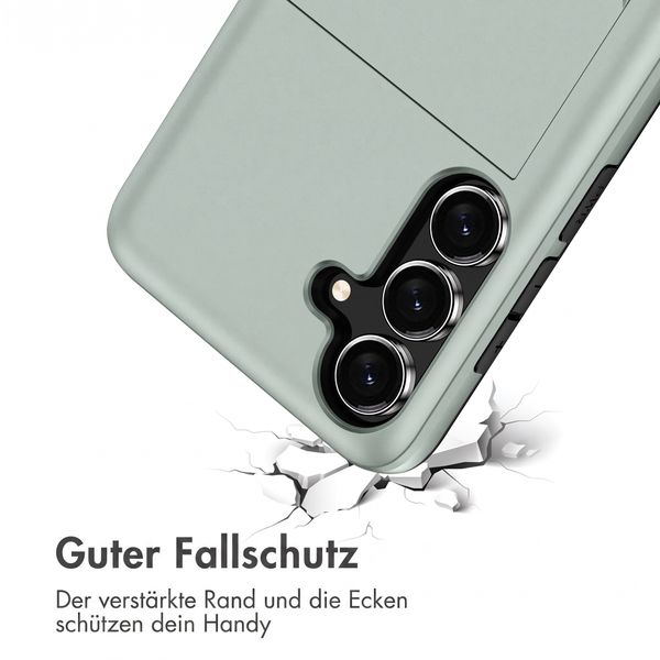 imoshion Backcover mit Kartenfach Samsung Galaxy S26 FE - Dunkelgrün