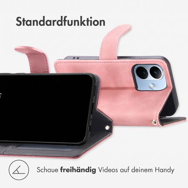 imoshion Klapphülle mit Kordel Xiaomi Redmi Note 17 Pro Max - Rosa