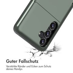 imoshion Backcover mit Kartenfach für das Samsung Galaxy S24 - Dunkelgrün