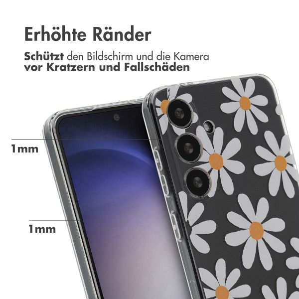 imoshion Design Hülle für das Samsung Galaxy S24 - Daisy flower