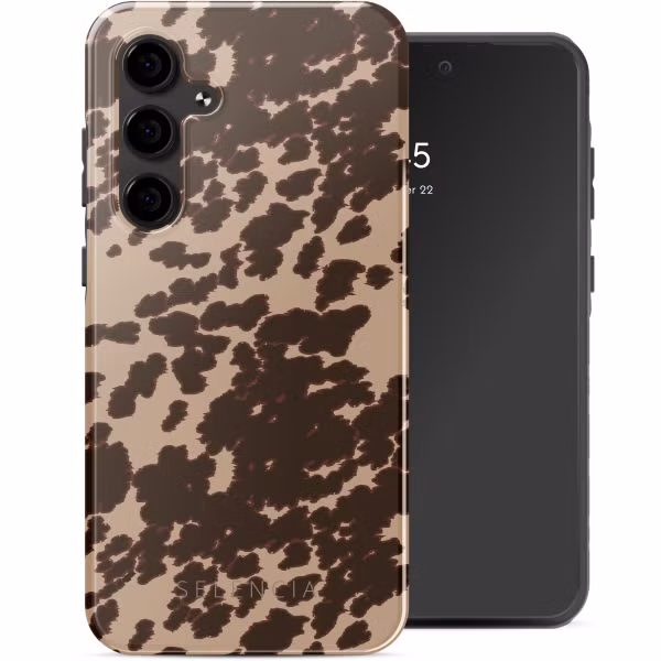 Selencia Vivid Tough Back Cover für das Samsung Galaxy S24 FE - Country Moo'd