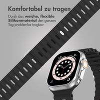 Accezz Ocean Armband für Apple Watch Series 1 - 9 / SE (38/40/41 mm) | Series 10 / 11 (42 mm) - Schwarz
