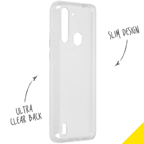 Accezz Clear TPU Backcover Motorola Moto G8 Power Lite - Transparent