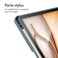 imoshion Origami Klapphülle Apple iPad 11 (2025) 11 Zoll A16 / iPad 10 (2022) 10.9 Zoll - Dunkelgrün