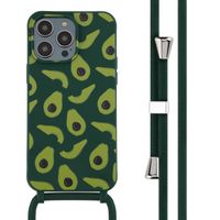 imoshion Silikonhülle design mit Band für das iPhone 14 Pro Max - Avocado Green