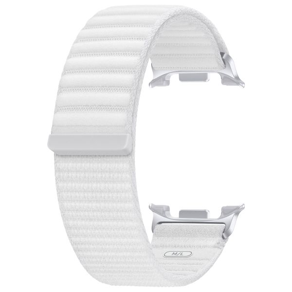 Samsung Original Fabric Armband für das  Samsung Galaxy Watch 8 (40/44mm) / Classic (46mm) - M/L - Weiß