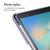 imoshion Origami Klapphülle Apple iPad 9 (2021) 10.2 Zoll / iPad 8 (2020) 10.2 Zoll / iPad 7 (2019) 10.2 Zoll - Lavender