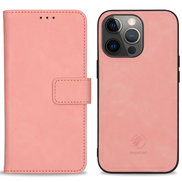 imoshion Abnehmbare luxuriöse Klapphülle 2-in-1 iPhone 13 Pro - Rosa