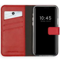 Selencia Echtleder Klapphülle Apple iPhone 12 Pro Max - Rot