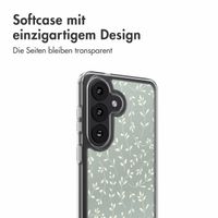 imoshion Design Hülle Samsung Galaxy S26 - Smoke Green Flowers