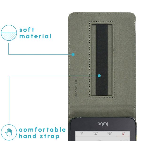 imoshion Stand Flipcase für das Kobo Clara Colour / Clara BW / Tolino Shine 5 / Shine Color - Schwarz