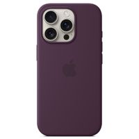 Apple Silikon-Case MagSafe für das iPhone 16 Pro - Plum