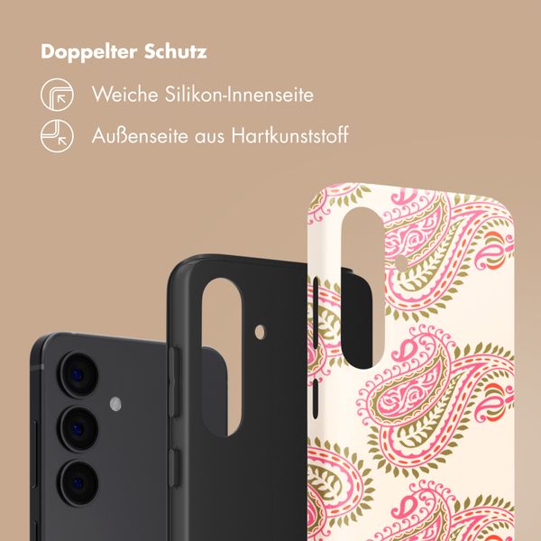 Selencia Vivid Back Cover Samsung Galaxy S24 - Paisley Blush
