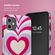 Selencia Vivid Backcover iPhone 11 - Double Hearts Rubine Red Lilac