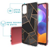 imoshion Design Hülle für das Samsung Galaxy A31 - Black Graphic