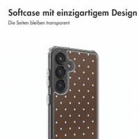 imoshion Design Hülle Samsung Galaxy S24 - Polka Dot Bruin