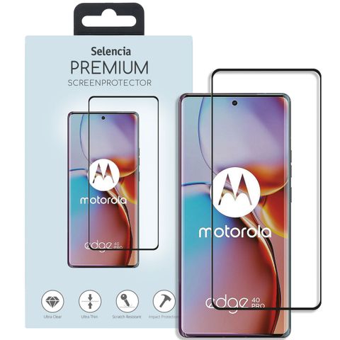 Selencia Premium Screen Protector aus gehärtetem Glas Motorola Edge 40 Pro
