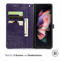 imoshion Mandala Klapphülle für das Samsung Galaxy Z Fold 5 - Violett